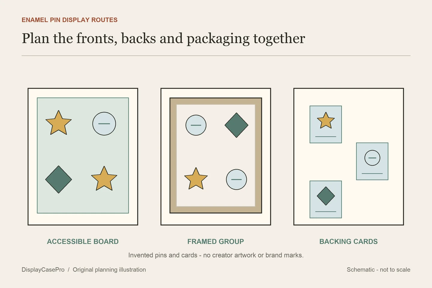 How to Display Enamel Pins: Boards, Backs and Shadow Boxes
