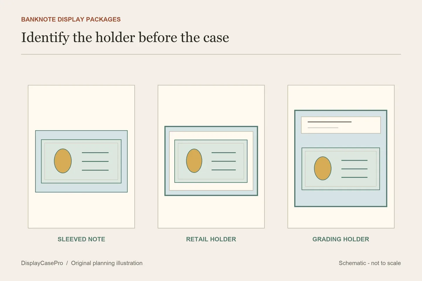 Banknote Display Cases: Notes, Retail Slabs and Graded Holders