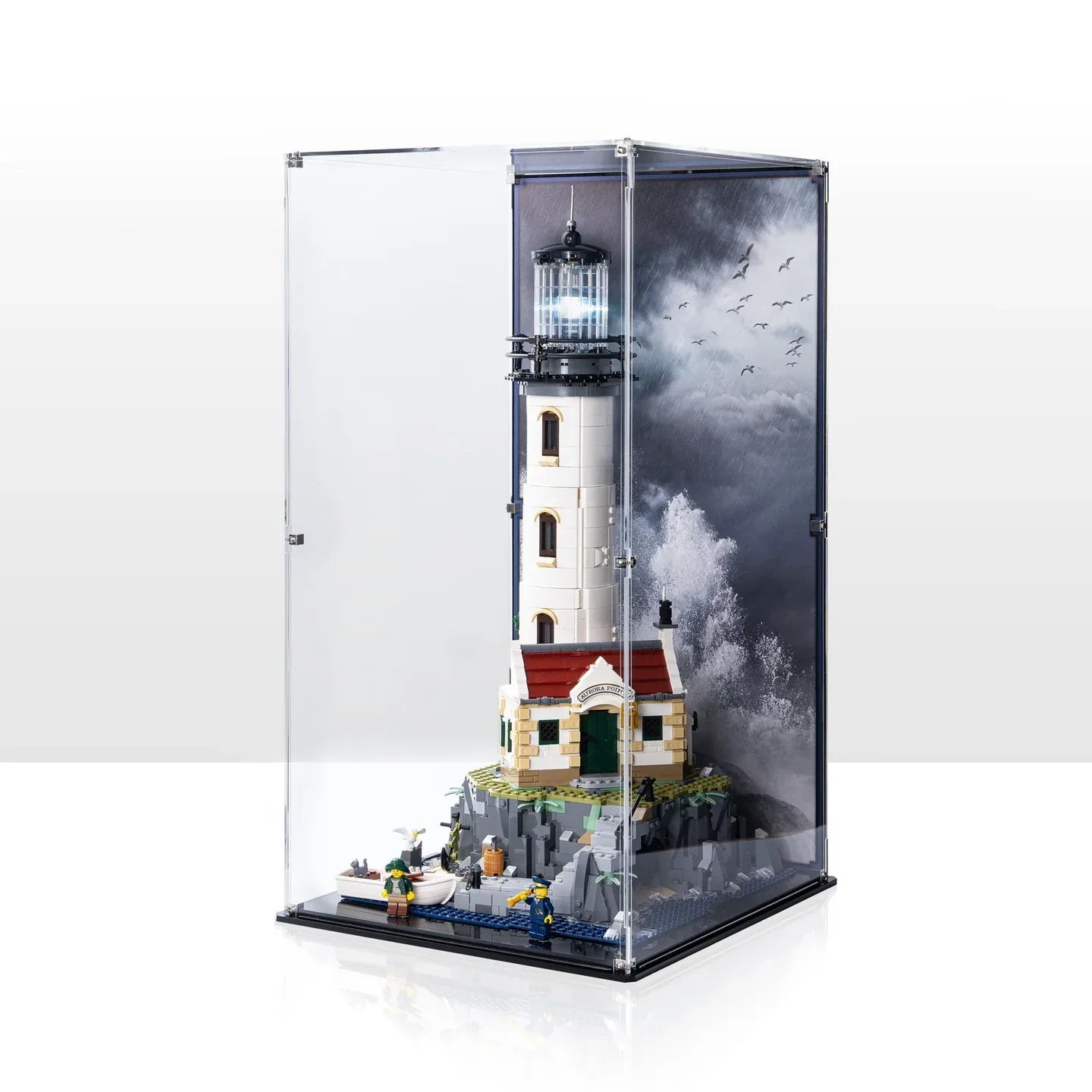 LEGO Lighthouse Display Cases: 21335 Light and Access
