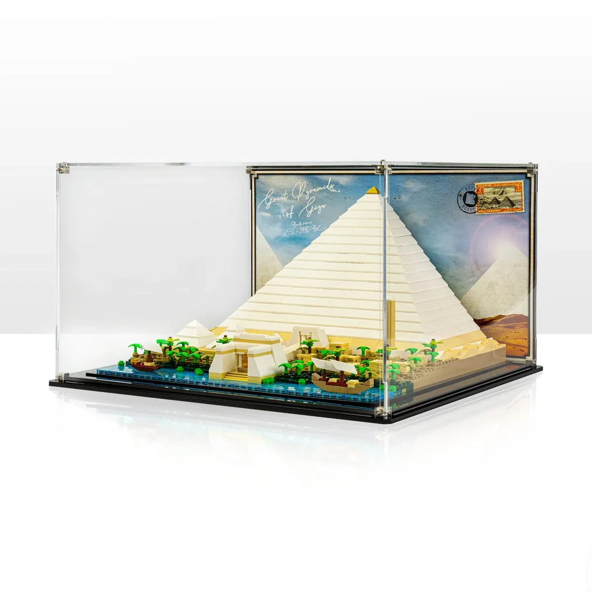 LEGO Pyramid of Giza Display Cases: 21058 Views and Joined Sets