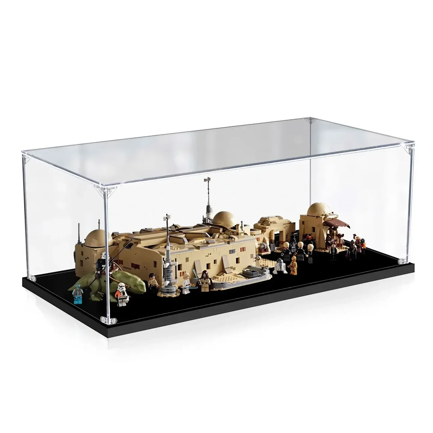 LEGO Mos Eisley Cantina Display Cases: 75290 Open or Closed