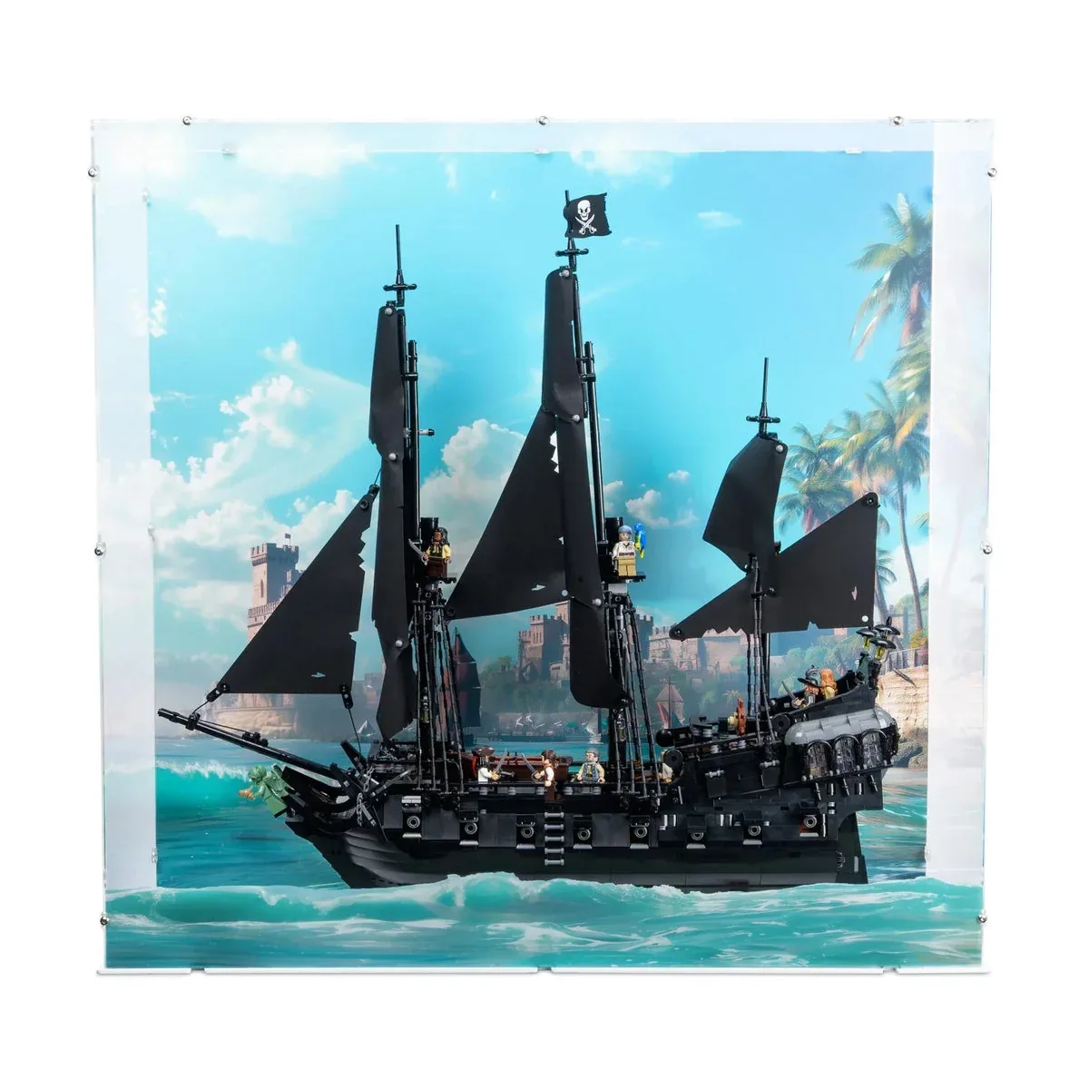 LEGO Black Pearl Display Cases: 4184, 10365 and Ship Supports