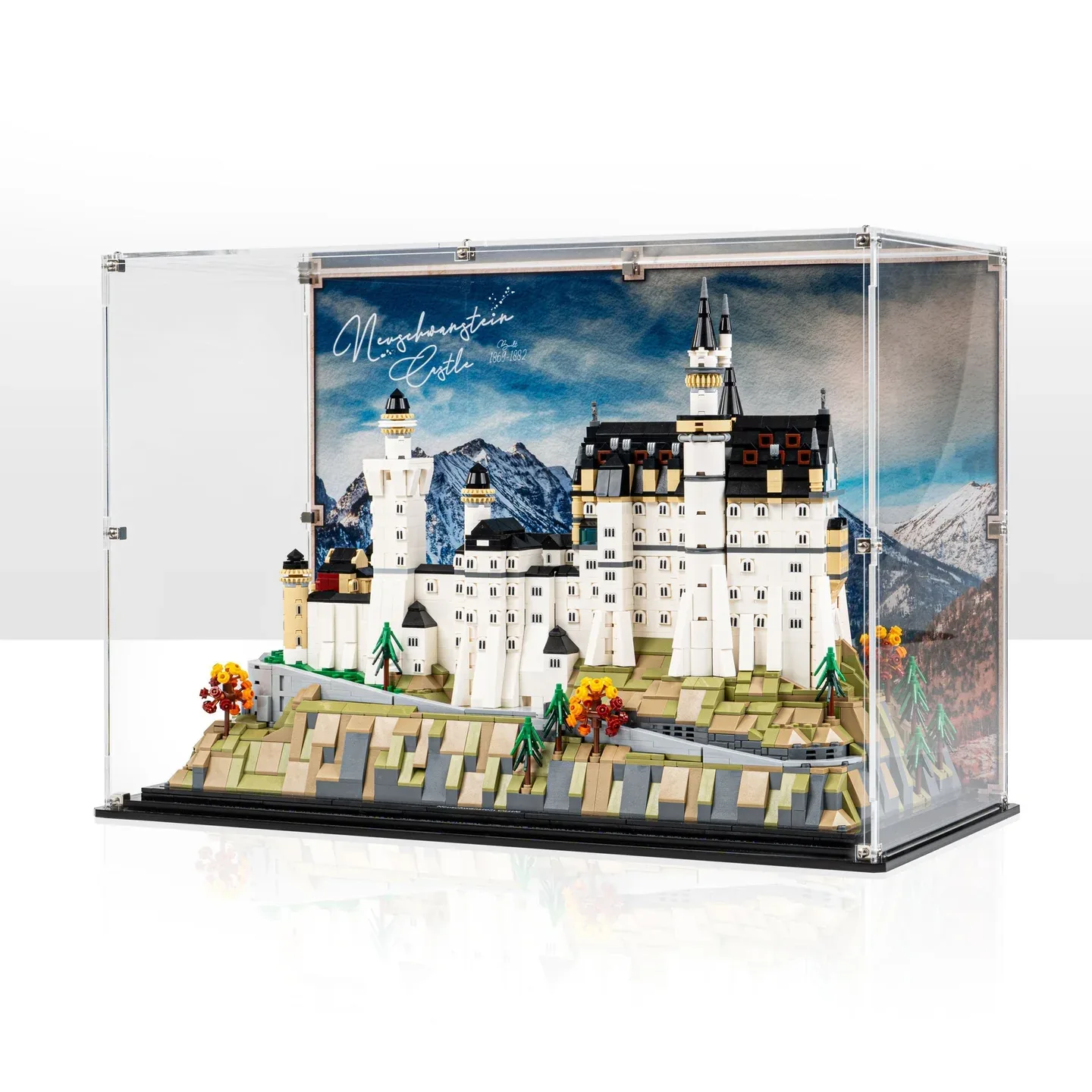 LEGO Neuschwanstein Castle Display Cases: 21063 Landscape