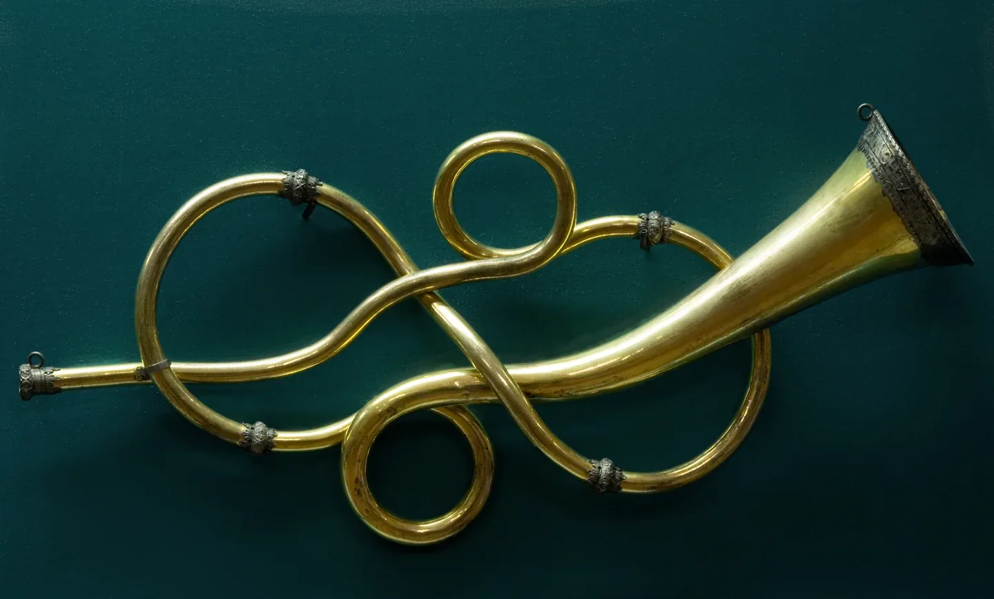 Trumpet Display Cases: Mounted Frames and Mouthpiece Rows